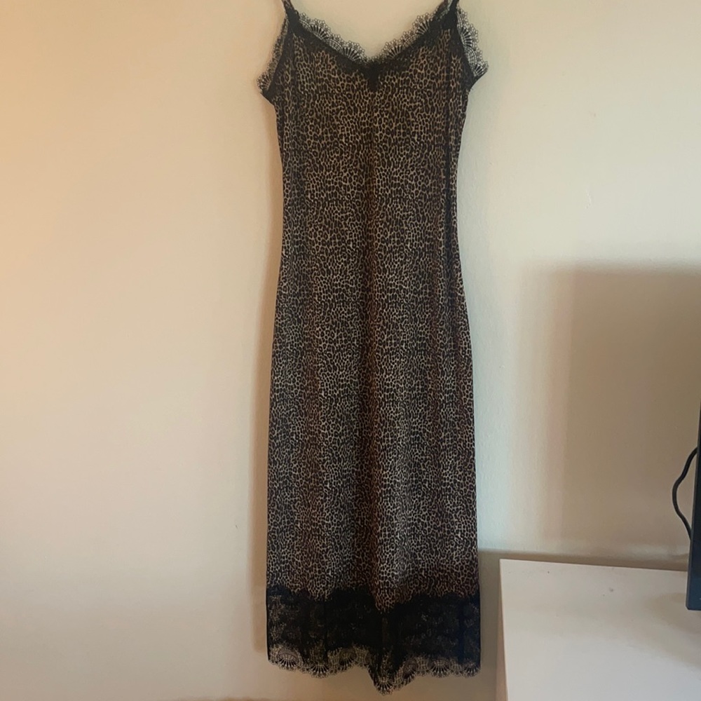 Michael Kors Leopard slip dress